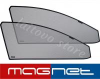 Acura MDX (2001-2006) комплект бескрепёжныx защитных экранов Chiko magnet, передние боковые (Стандарт)