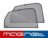 Chevrolet Malibu (2011-н.в.) комплект бескрепёжныx защитных экранов Chiko magnet, задние боковые (Стандарт)