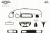 Chevrolet Rezzo 2000-2009 декоративные накладки (отделка салона) под дерево, карбон, алюминий